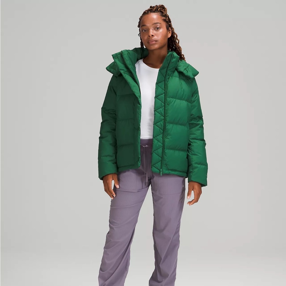 NWT Lululemon Wunder Puff Jacket Everglade Green EVRG 4 6 8 10 - Picture 4 of 13